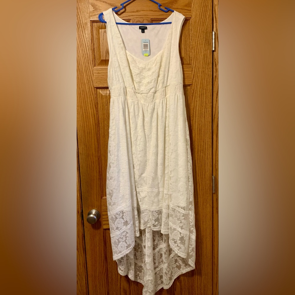 Lace High-Low Dress